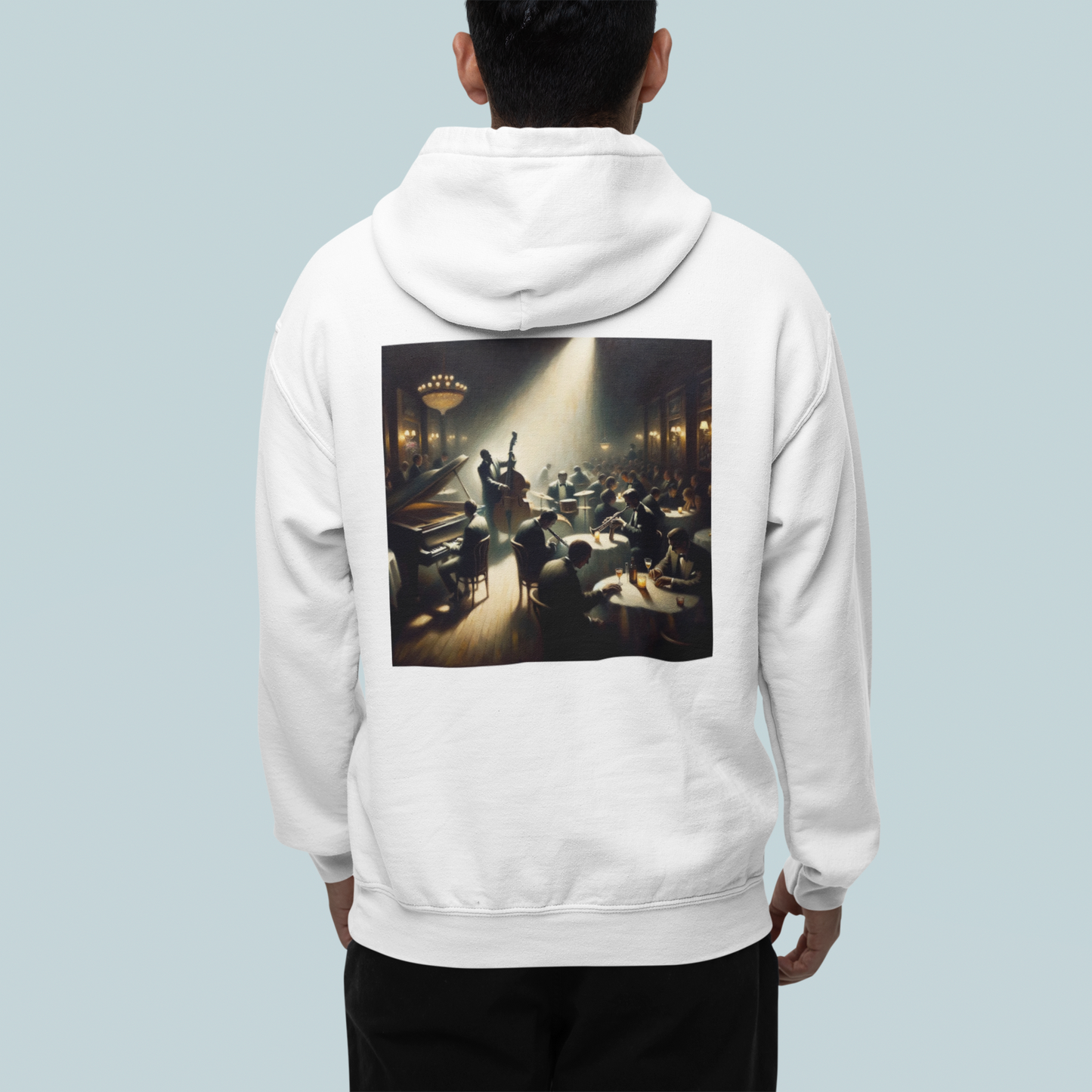 New Orleans at night - Hoodie coton biologique - Unisex