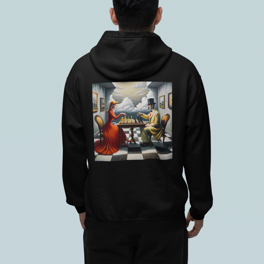 Le fou et la cavalière - Hoodie coton biologique - Unisex