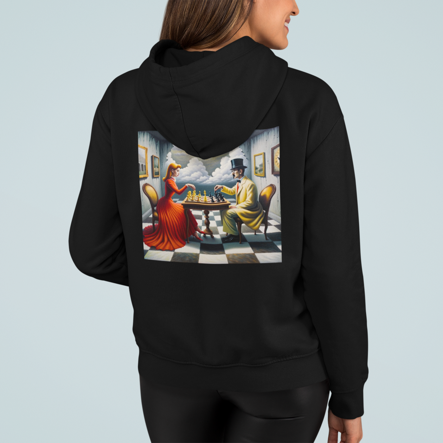 Le fou et la cavalière - Hoodie coton biologique - Unisex