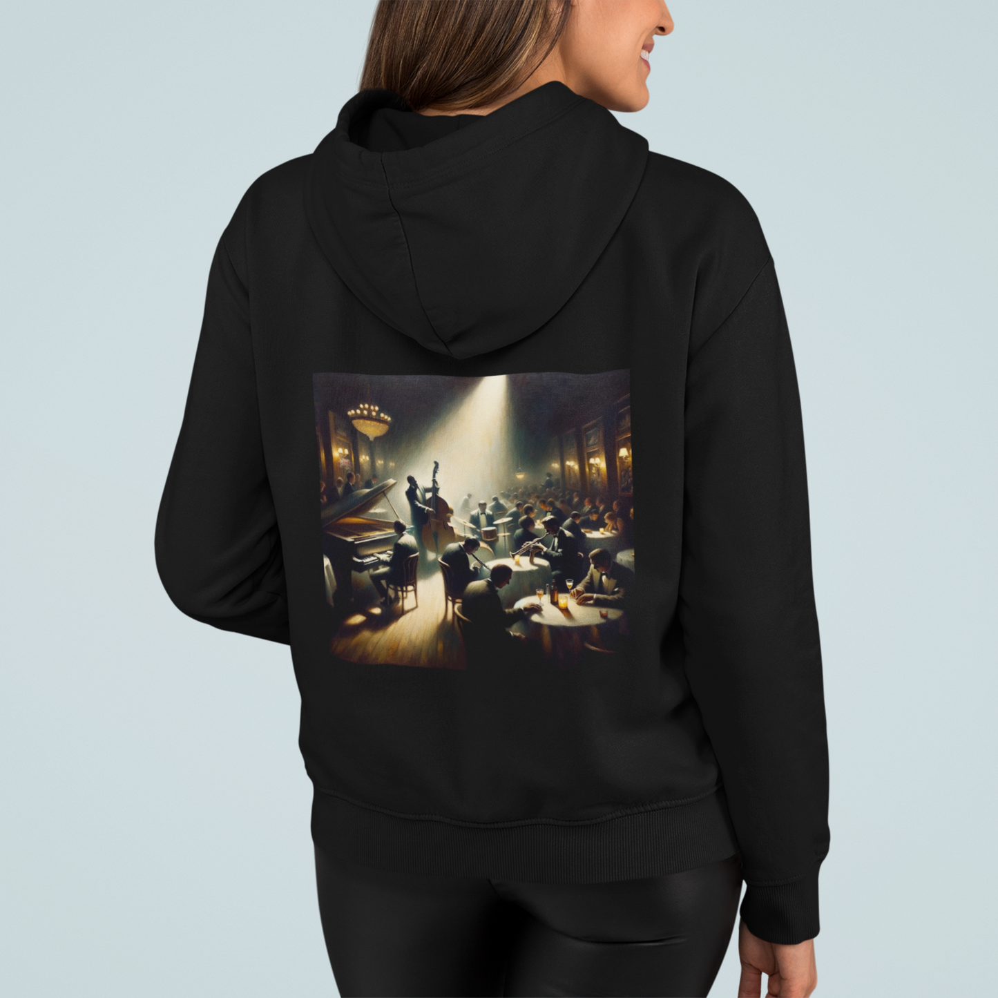 New Orleans at night - Hoodie coton biologique - Unisex