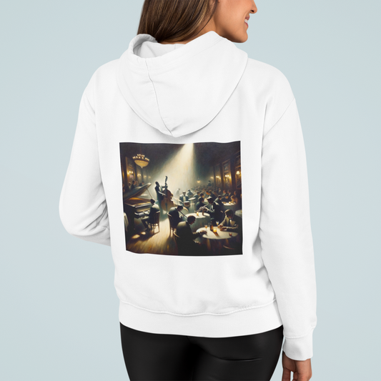 New Orleans at night - Organic cotton hoodie - Unisex